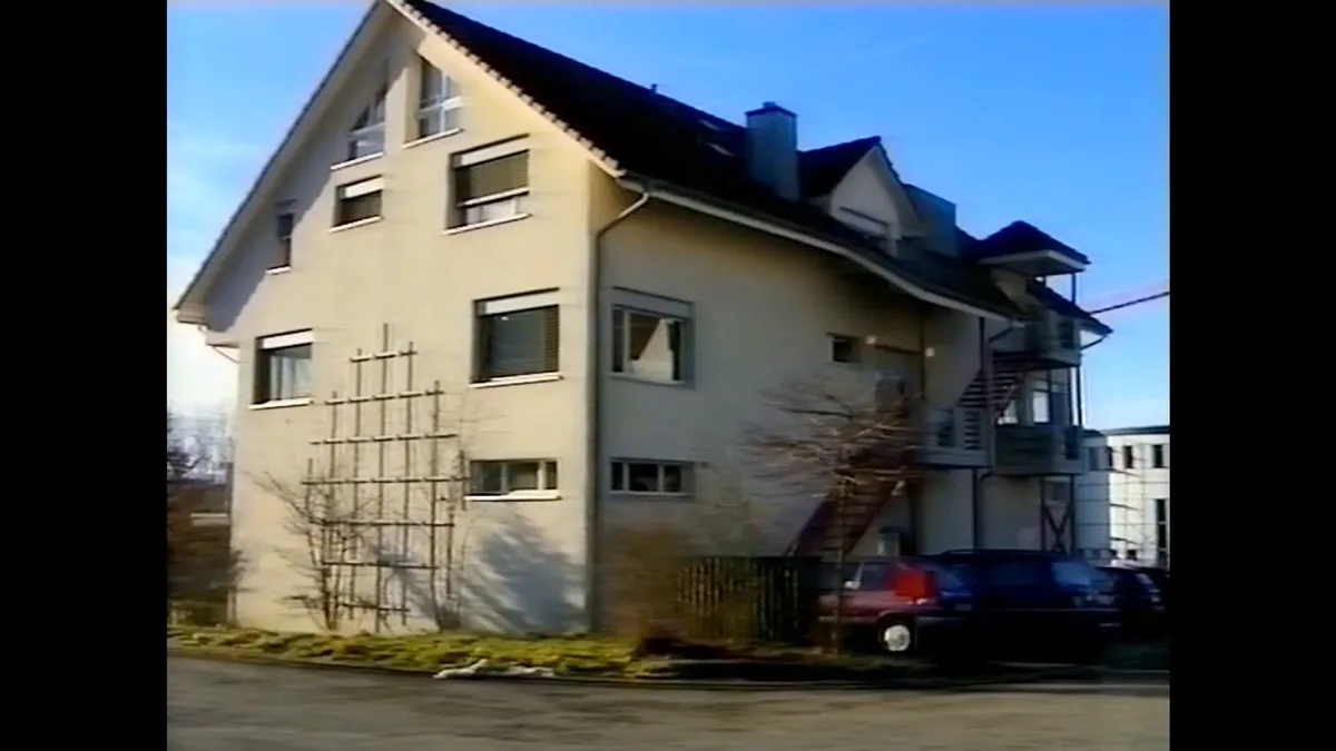 Blick auf das Haus, in dem das Pingu-Studio in Russikon untergebracht war.